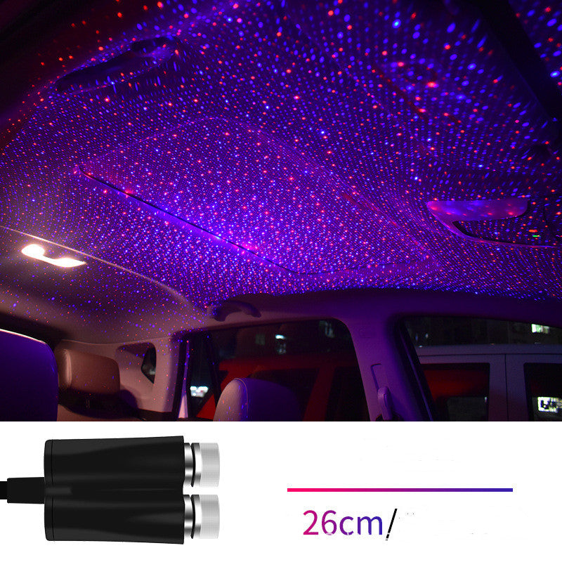 LED Car Roof Night Light Projector LED Starry Sky Top Ceiling USB
