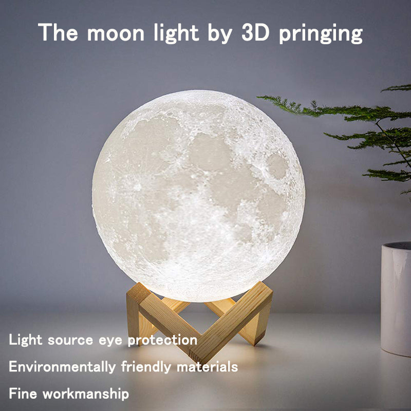 Moon Lamp 3D Moon Night Light • See the best prices »